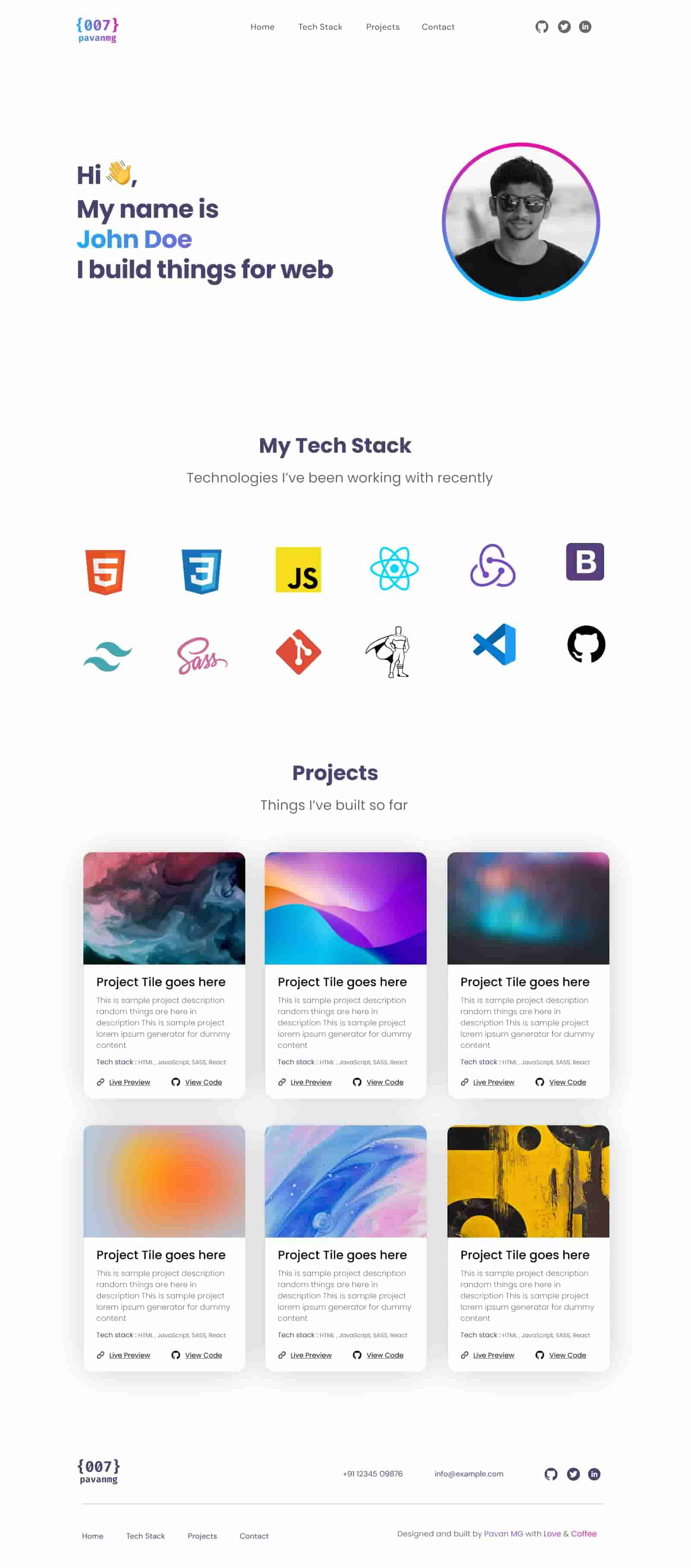 Portfolio desktop