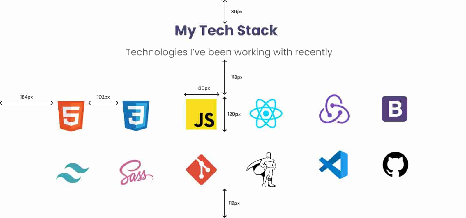 Portfolio Stack section
