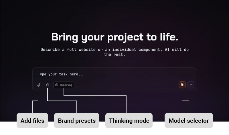 DivZone AI Chat Interface