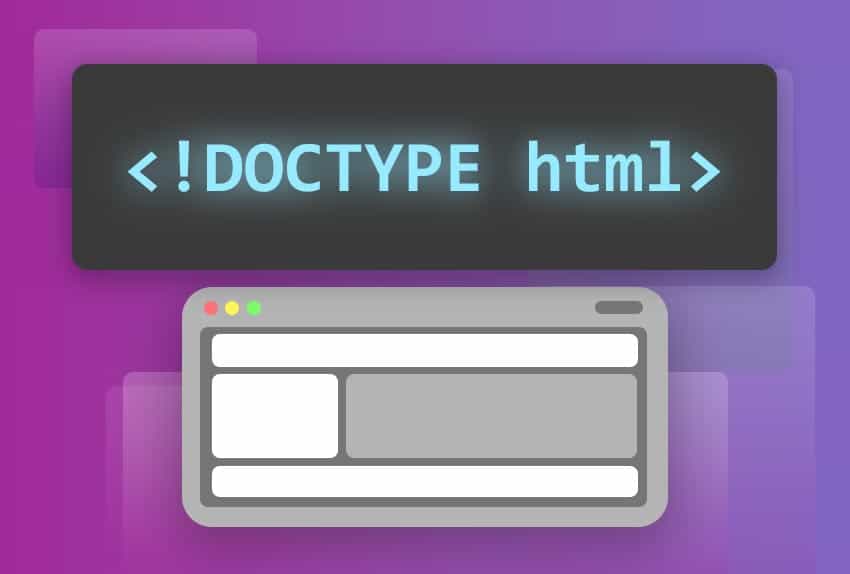 Basic structure of an HTML document (img) Basic structure of an HTML document