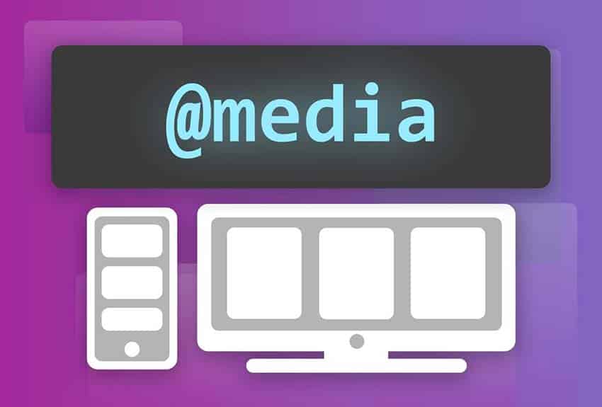 Media queries front page